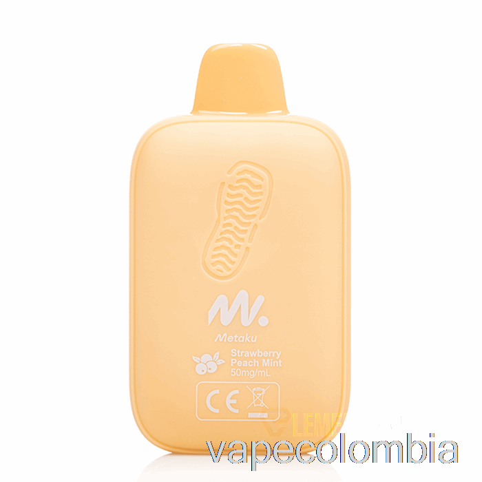 Kit Completo De Vapeo Metaku Moonwalk 9000 Desechable Fresa Melocotón Menta